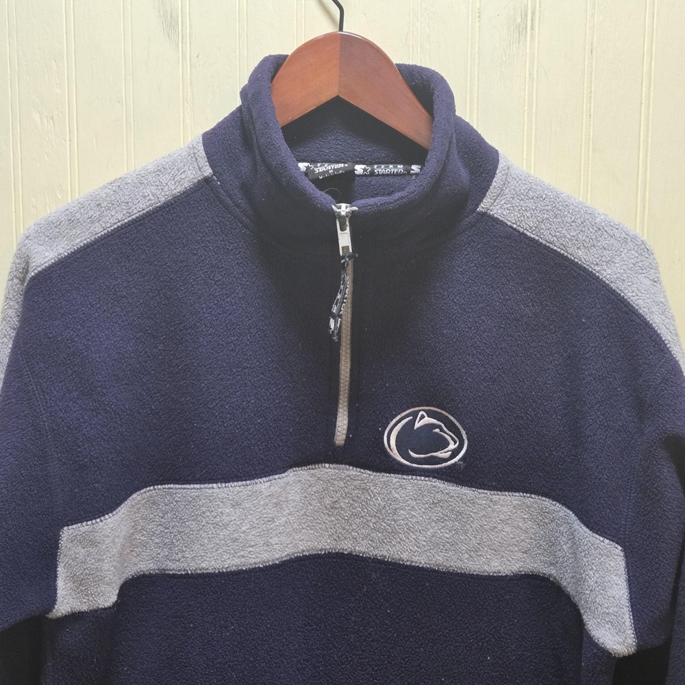 Penn State Nittany Lions Sweatshirt Mens Medium Blue NCAA Football Starter